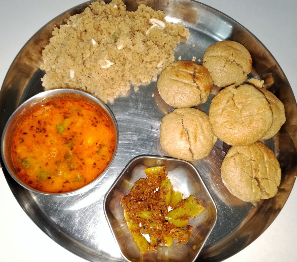 Rajasthani Dal Baati Choorma Recipe
